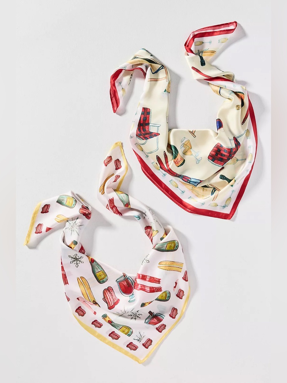 Nikki Ackerman x Anthropologie Hair Scarves, Set of 2
